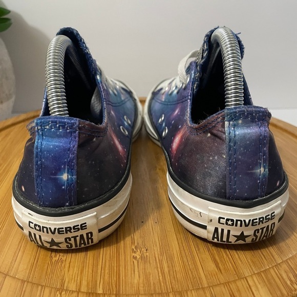 Converse All Star Women's 6 Galaxy Print Canvas Low Top Sneakers Cosmic Lace Up - Picture 4 of 9